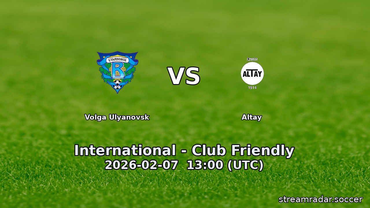 Volga Ulyanovsk vs Altay