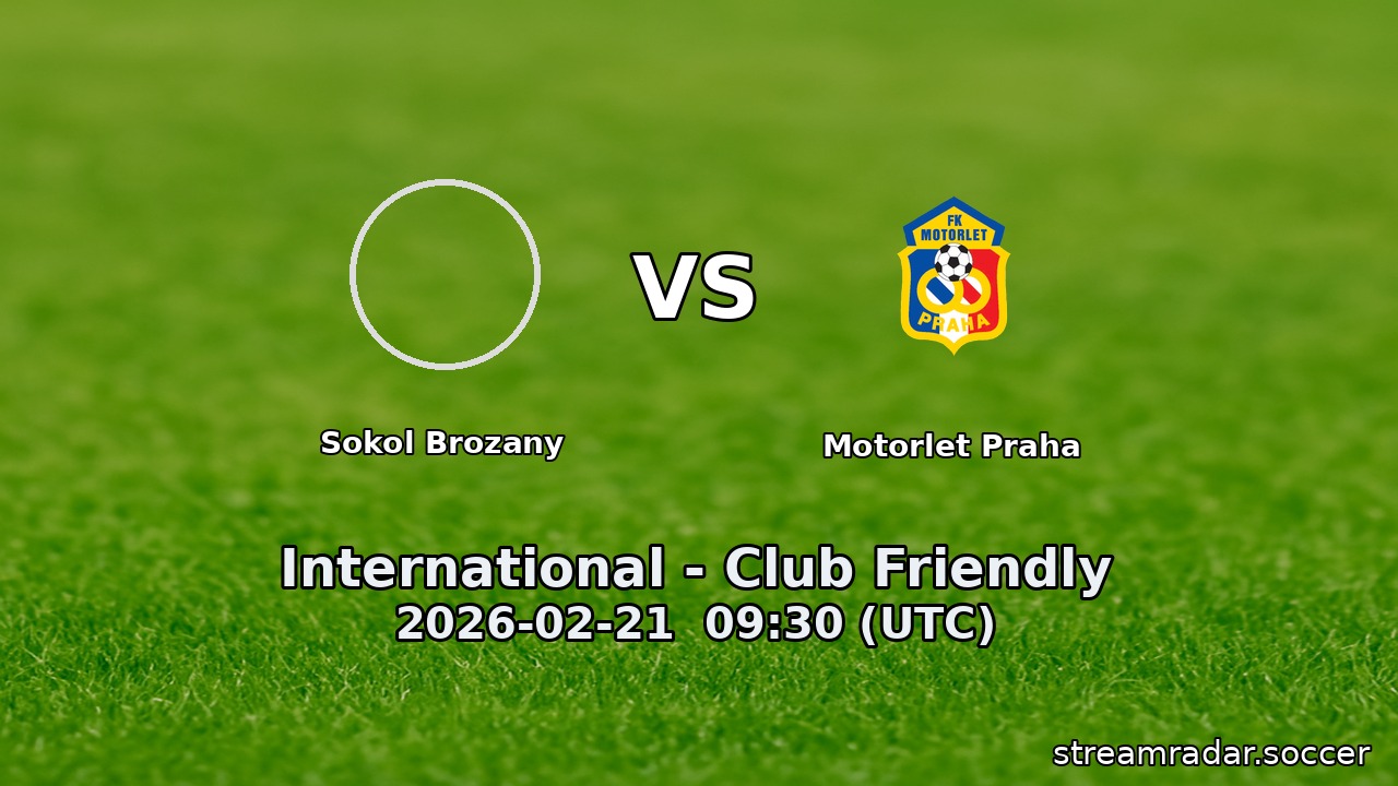 Sokol Brozany vs Motorlet Praha