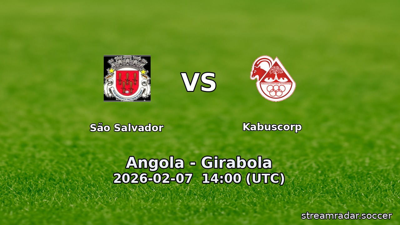 São Salvador vs Kabuscorp