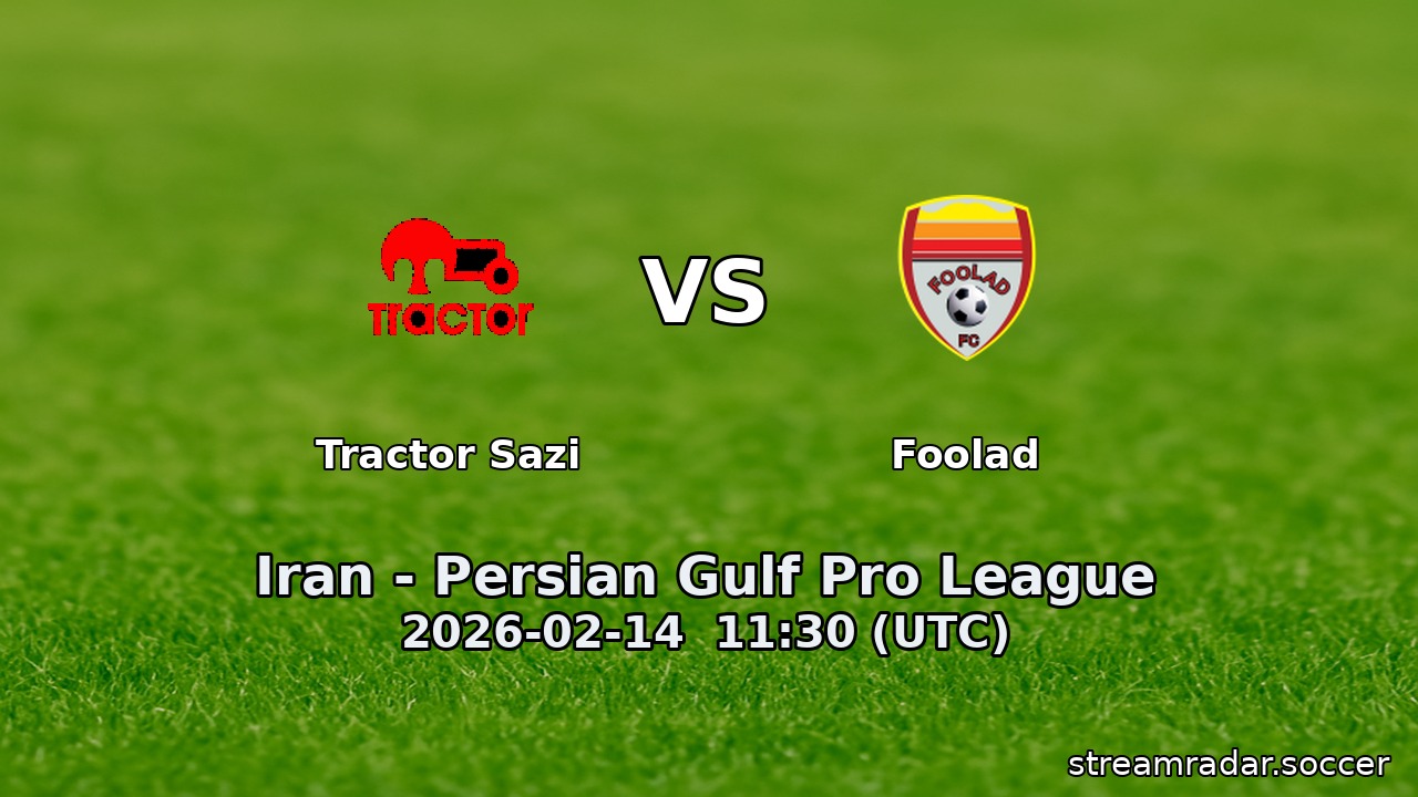 Tractor Sazi vs Foolad