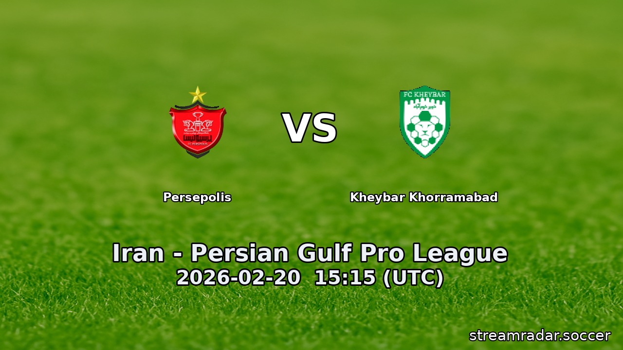 Persepolis vs Kheybar Khorramabad