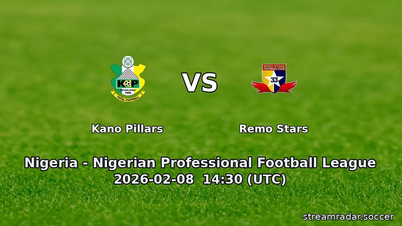 Kano Pillars vs Remo Stars