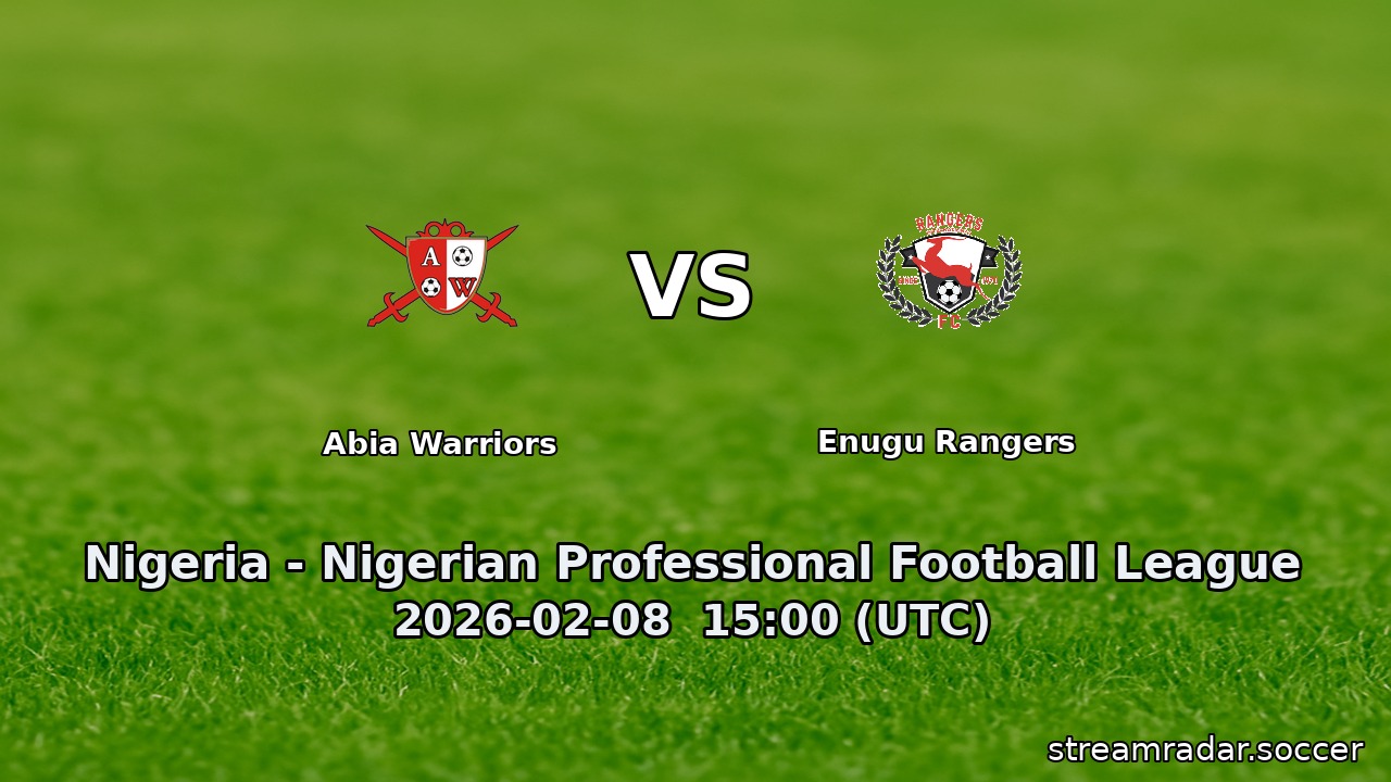 Abia Warriors vs Enugu Rangers