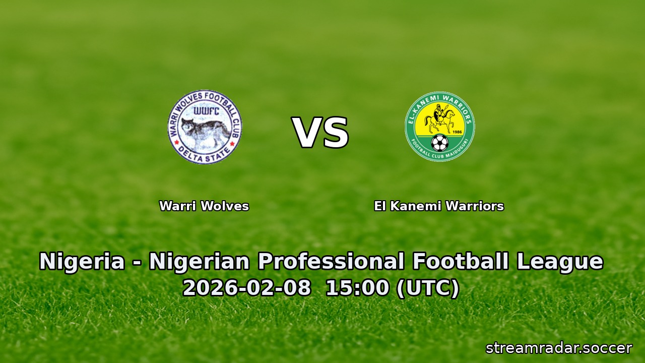 Warri Wolves vs El Kanemi Warriors