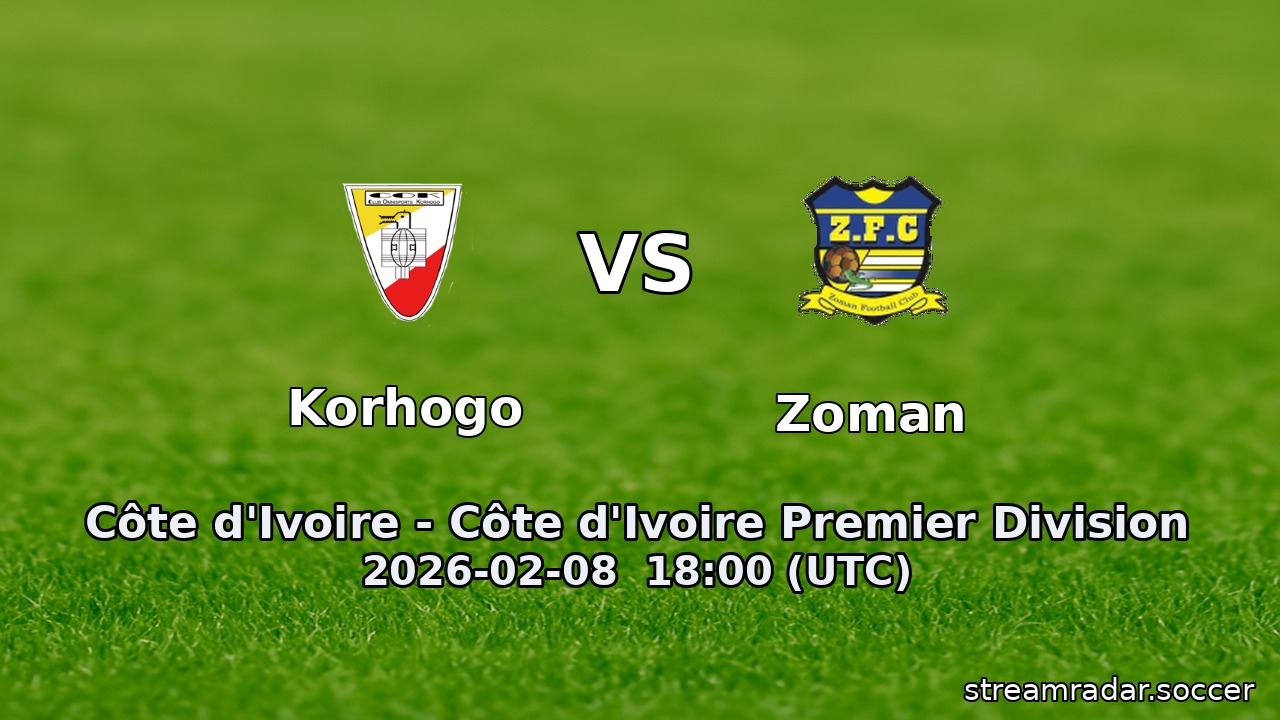 Korhogo vs Zoman