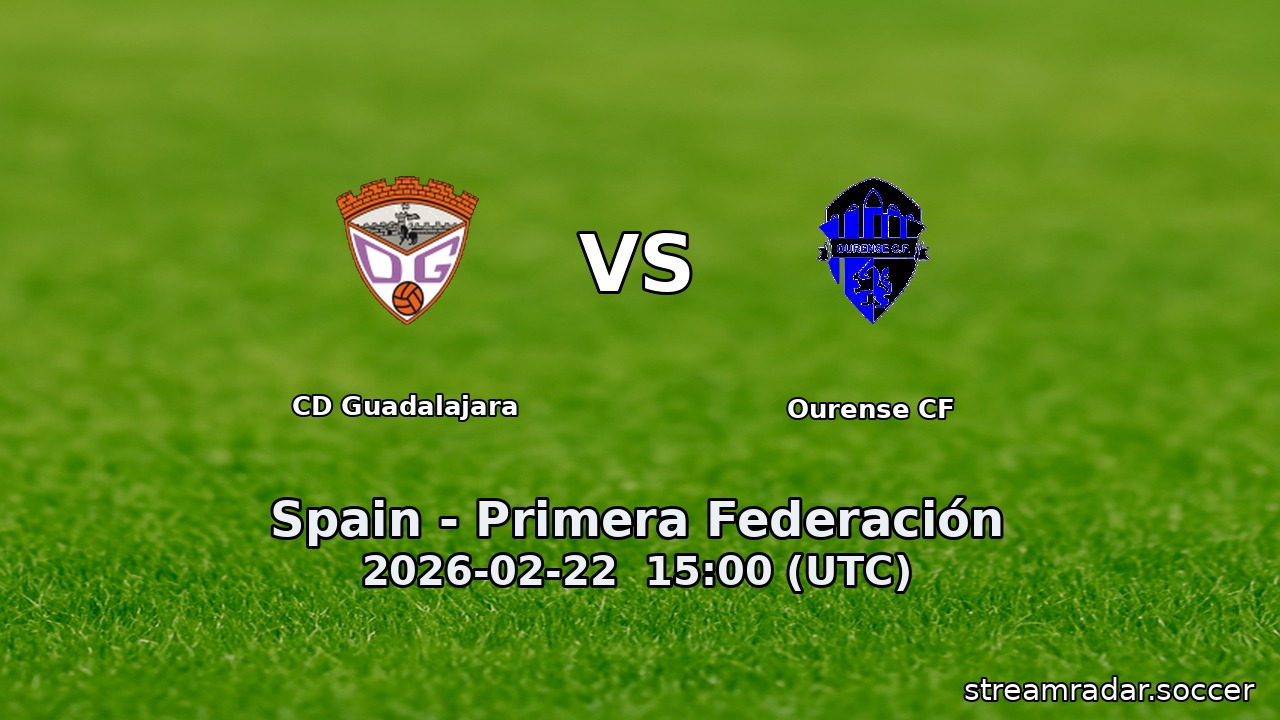 CD Guadalajara vs Ourense CF