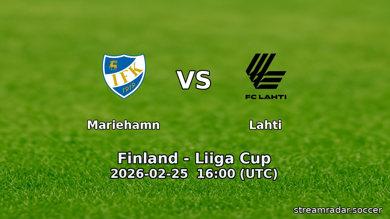 Mariehamn vs Lahti
