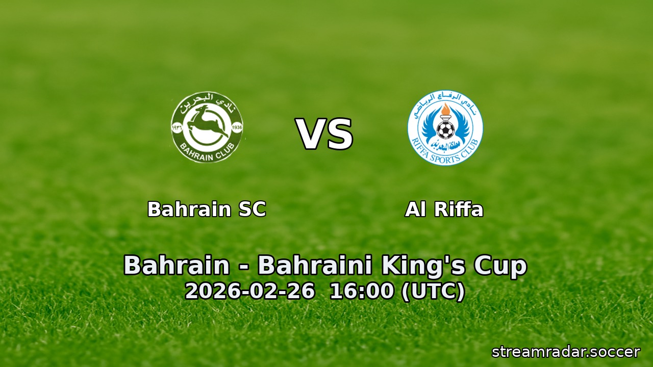 Bahrain SC vs Al Riffa