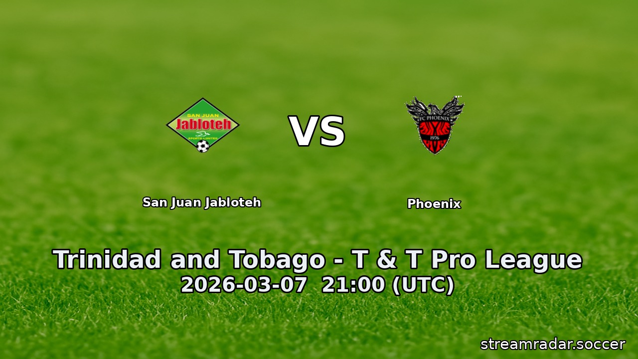San Juan Jabloteh vs Phoenix