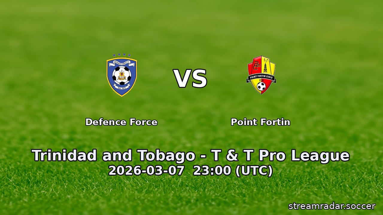 Defence Force vs Point Fortin