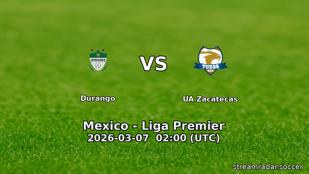 Durango vs UA Zacatecas