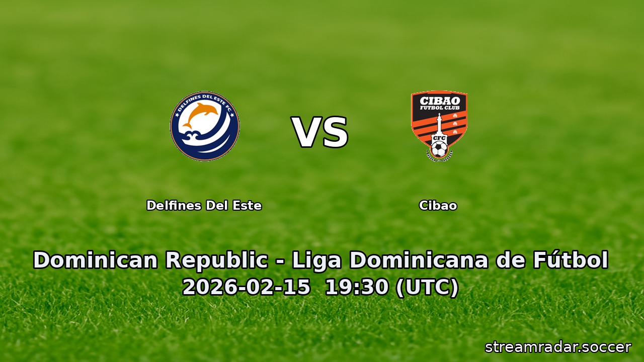 Delfines Del Este vs Cibao