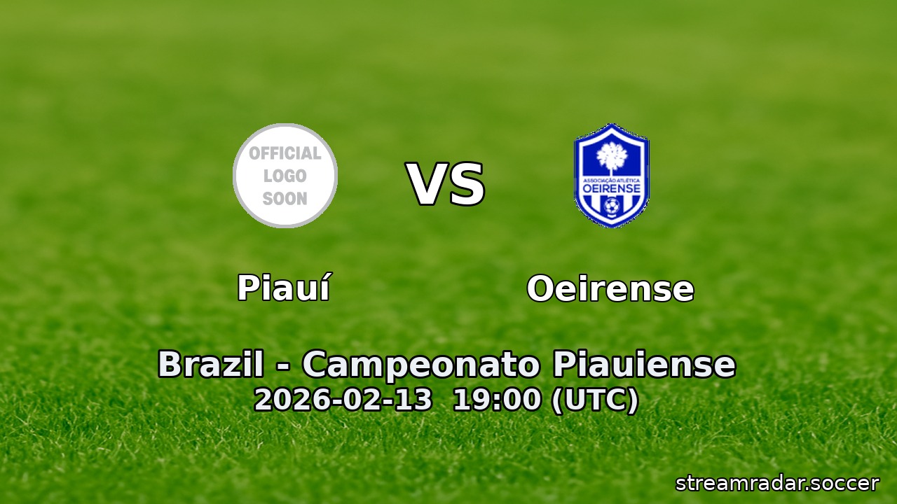 Piauí vs Oeirense