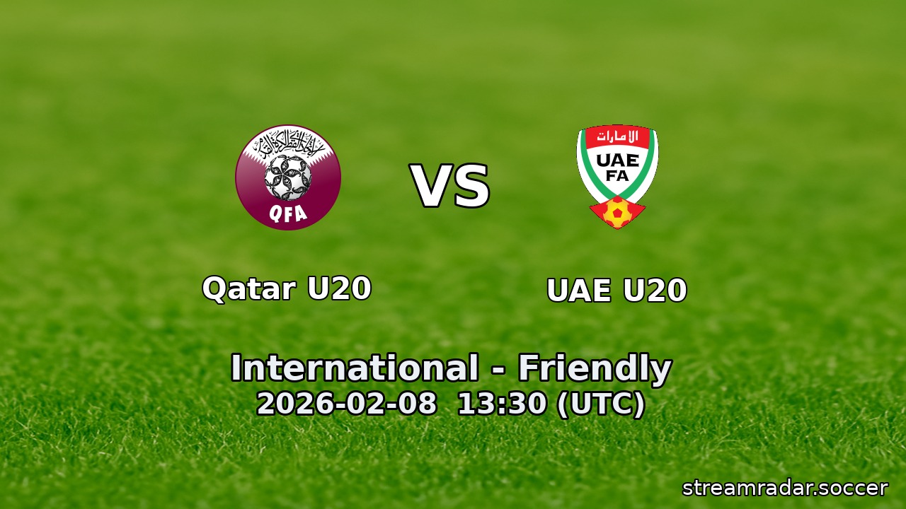 Qatar U20 vs UAE U20