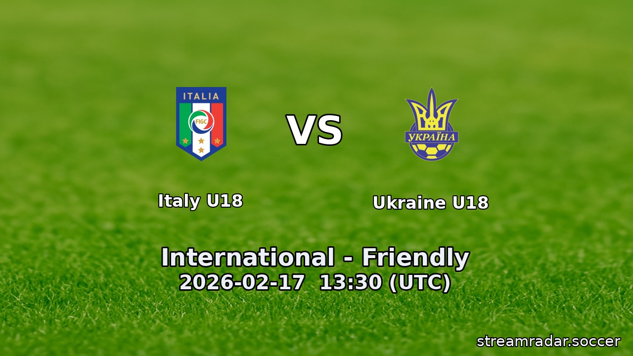 Italy U18 vs Ukraine U18