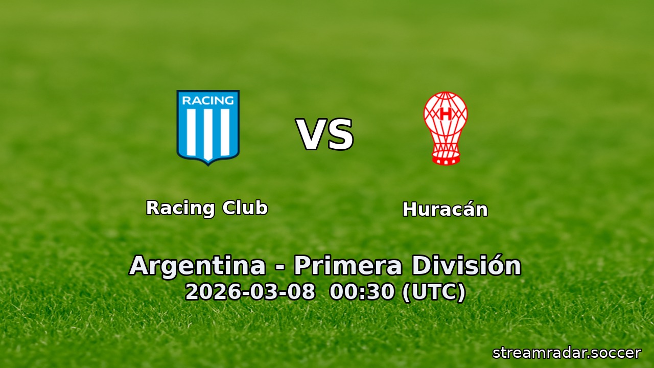 Racing Club vs Huracán