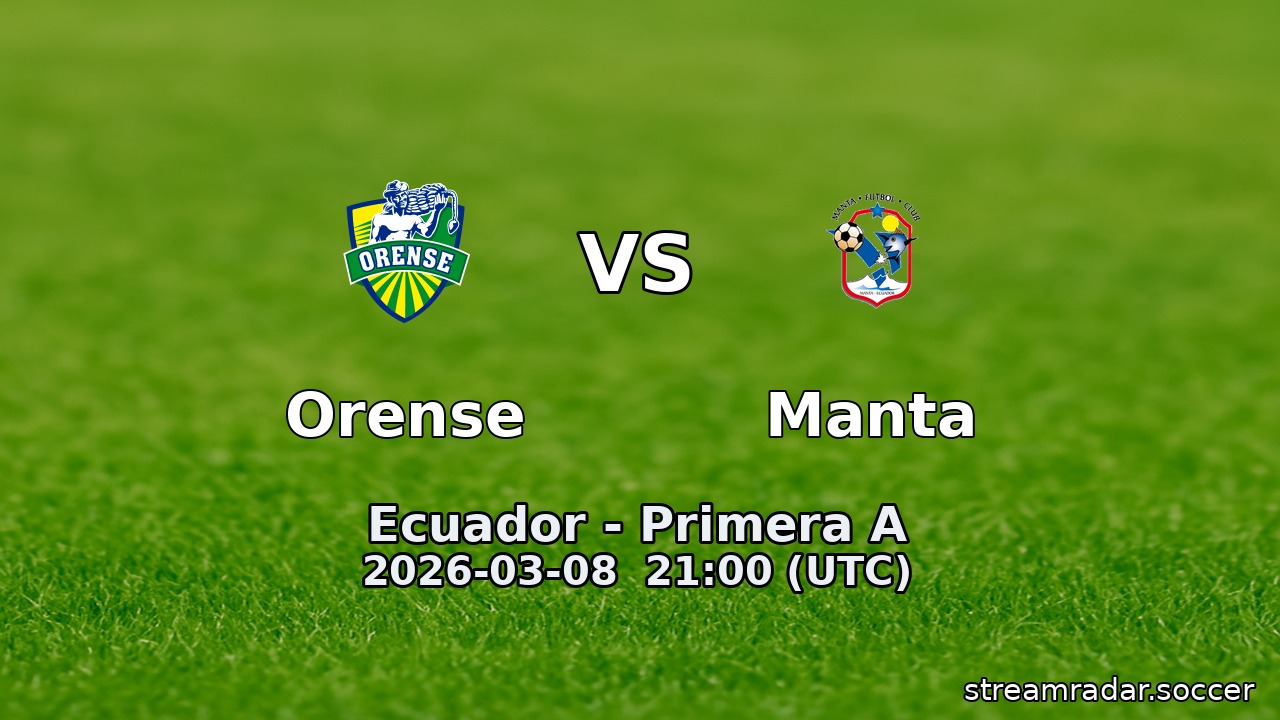 Orense vs Manta