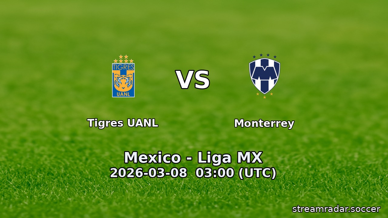 Tigres UANL vs Monterrey