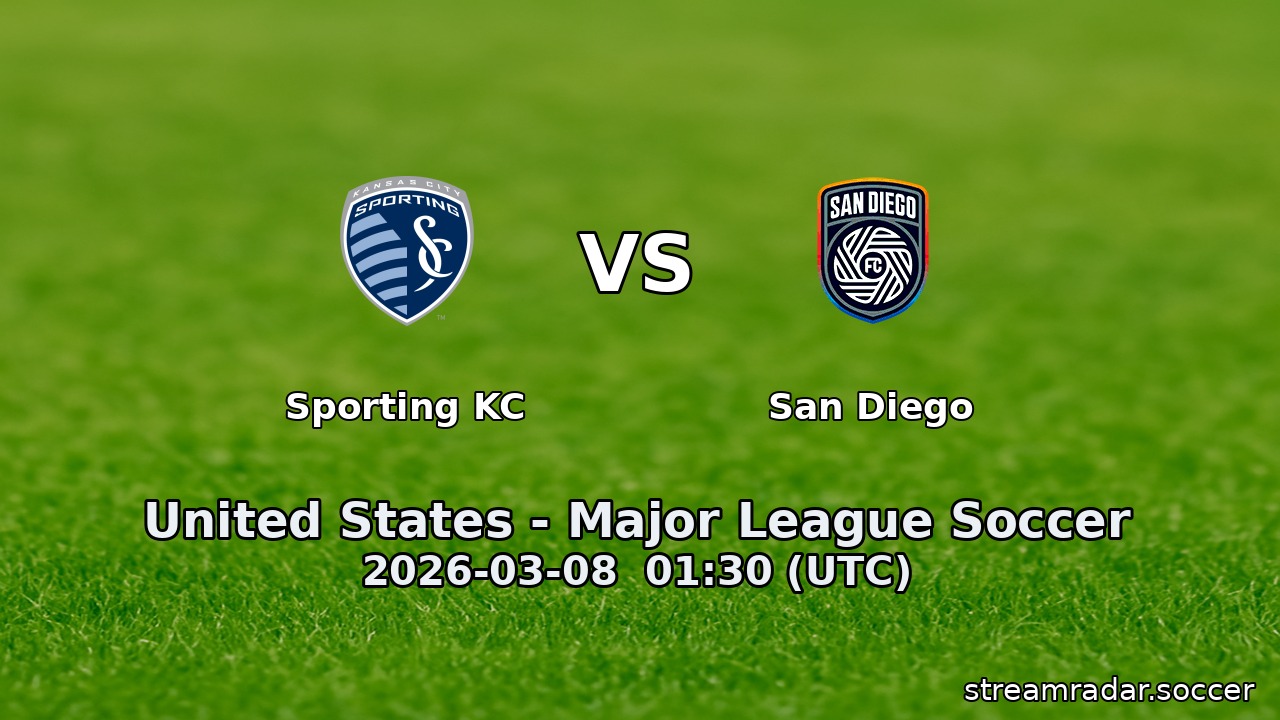 Sporting KC vs San Diego