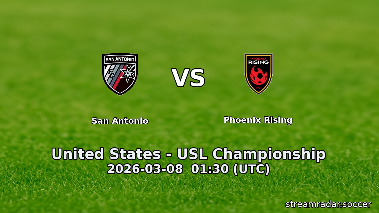 San Antonio vs Phoenix Rising