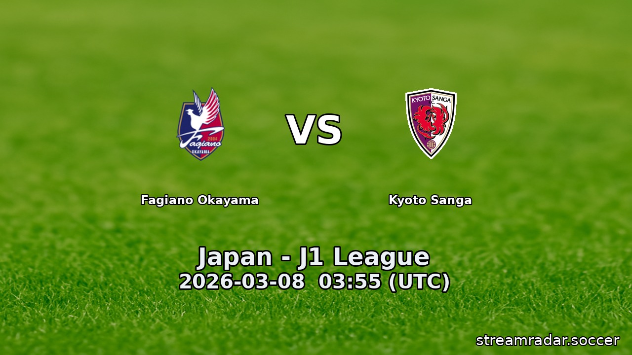 Fagiano Okayama vs Kyoto Sanga