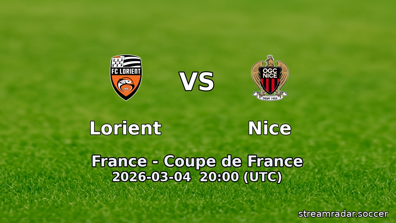 Lorient vs Nice