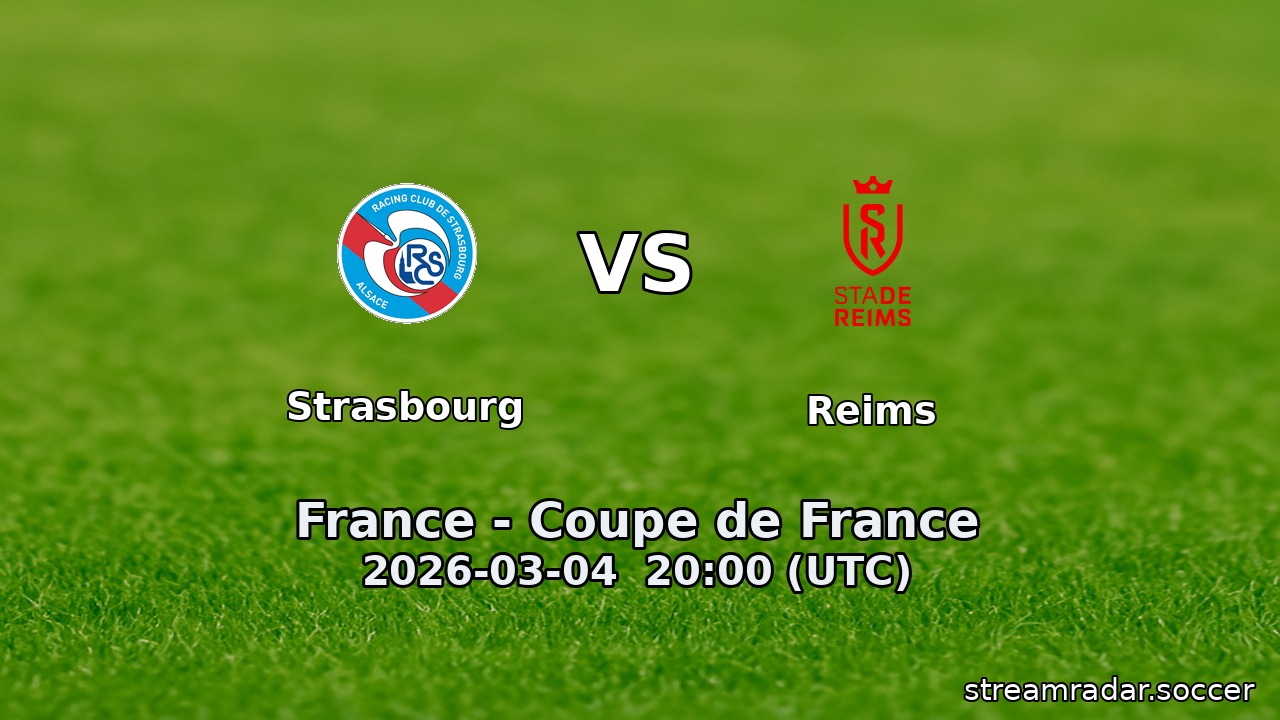 Strasbourg vs Reims