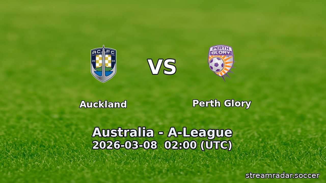 Auckland vs Perth Glory