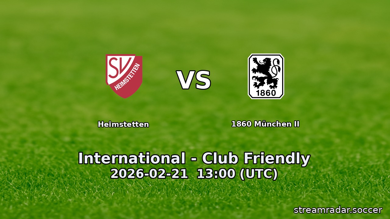 Heimstetten vs 1860 München II