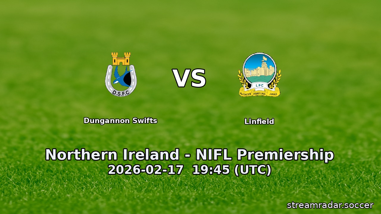 Dungannon Swifts vs Linfield