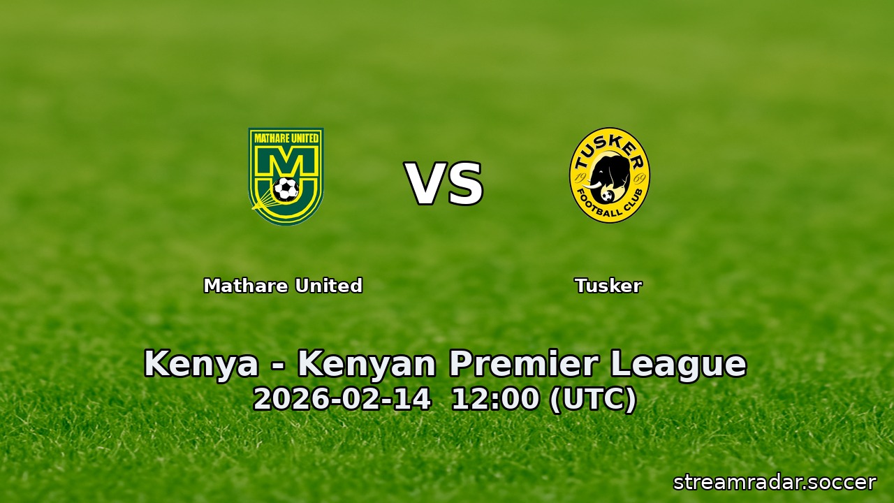Mathare United vs Tusker