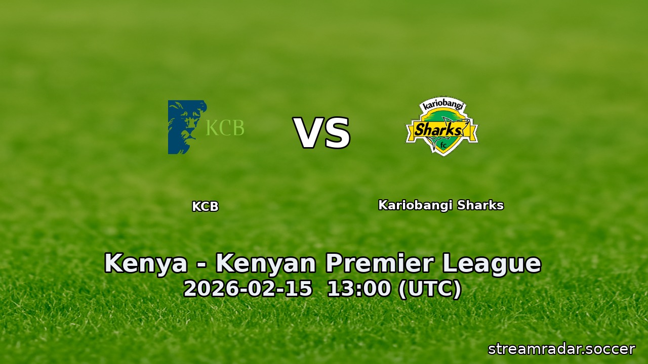KCB vs Kariobangi Sharks