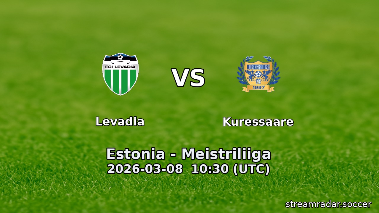 Levadia vs Kuressaare