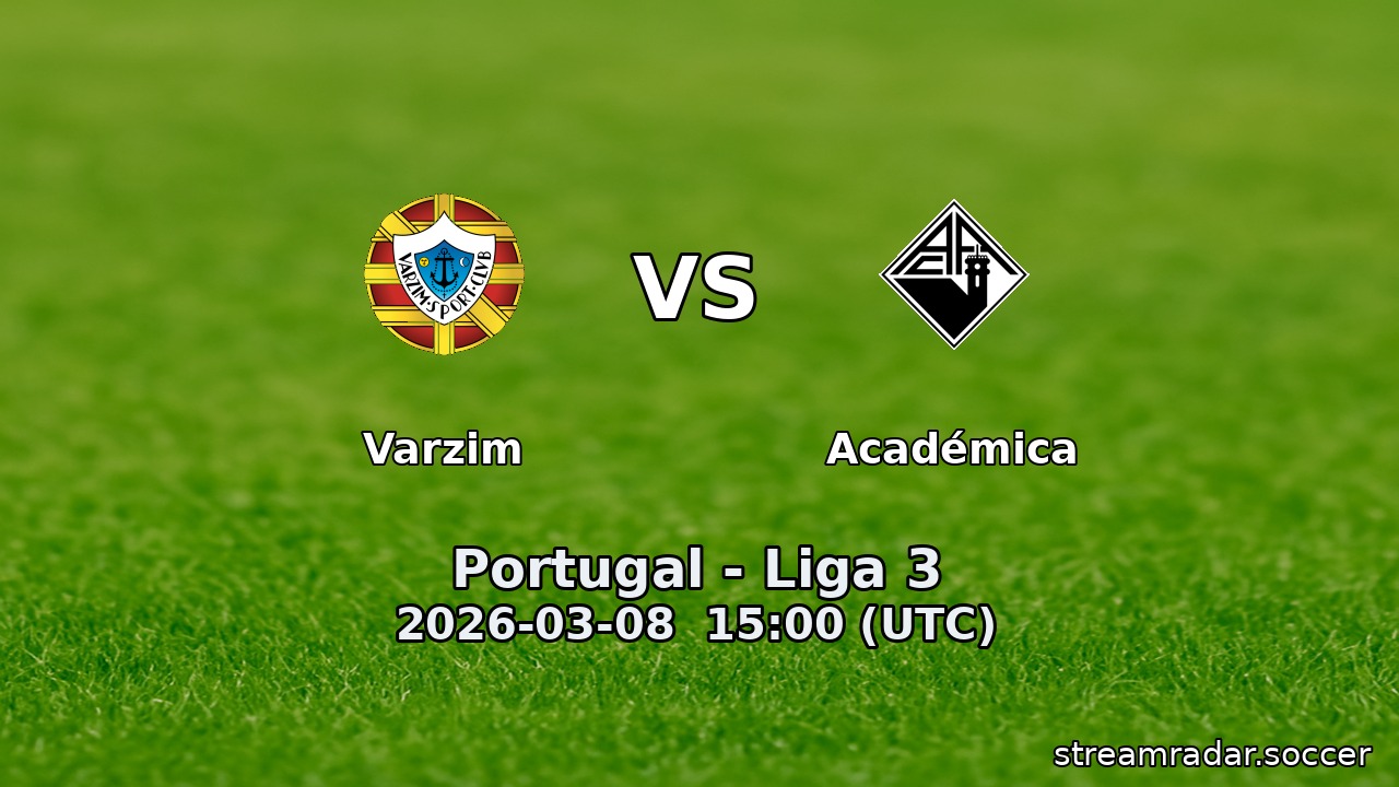 Varzim vs Académica