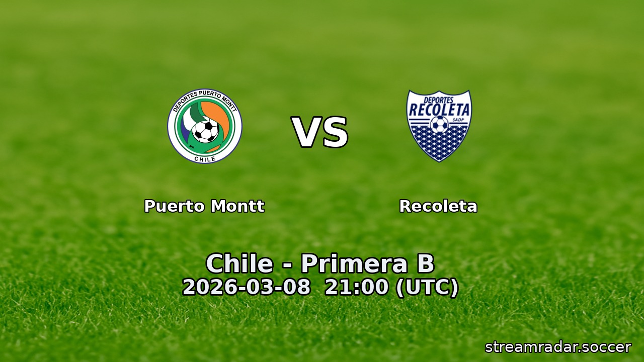Puerto Montt vs Recoleta