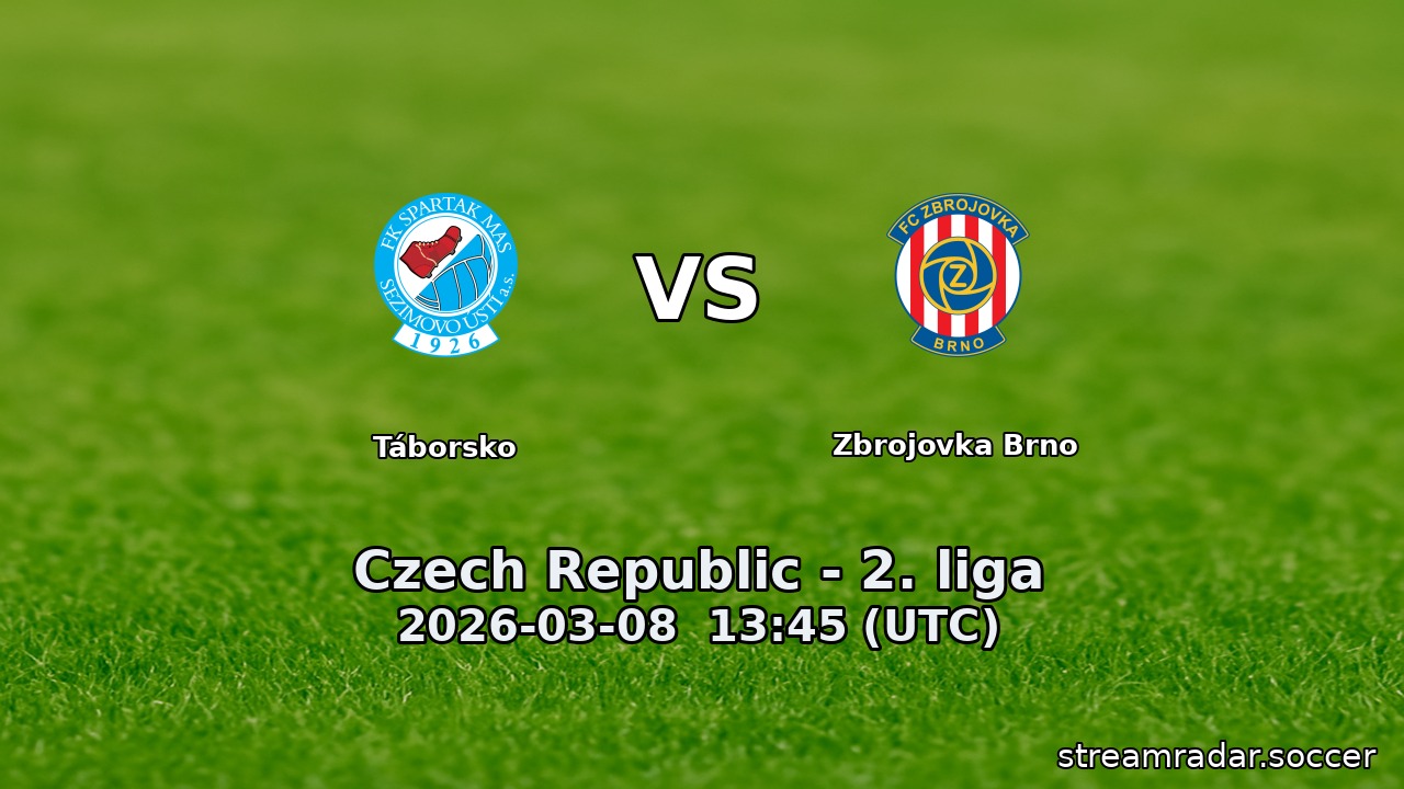 Táborsko vs Zbrojovka Brno