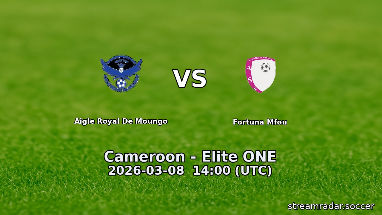 Aigle Royal De Moungo vs Fortuna Mfou