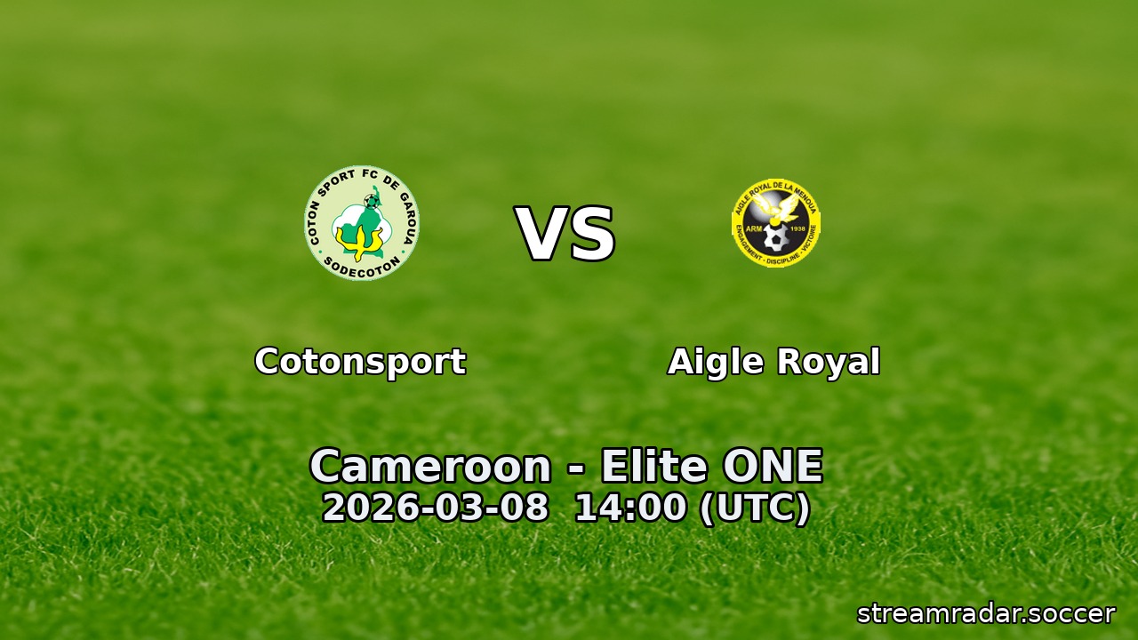 Cotonsport vs Aigle Royal