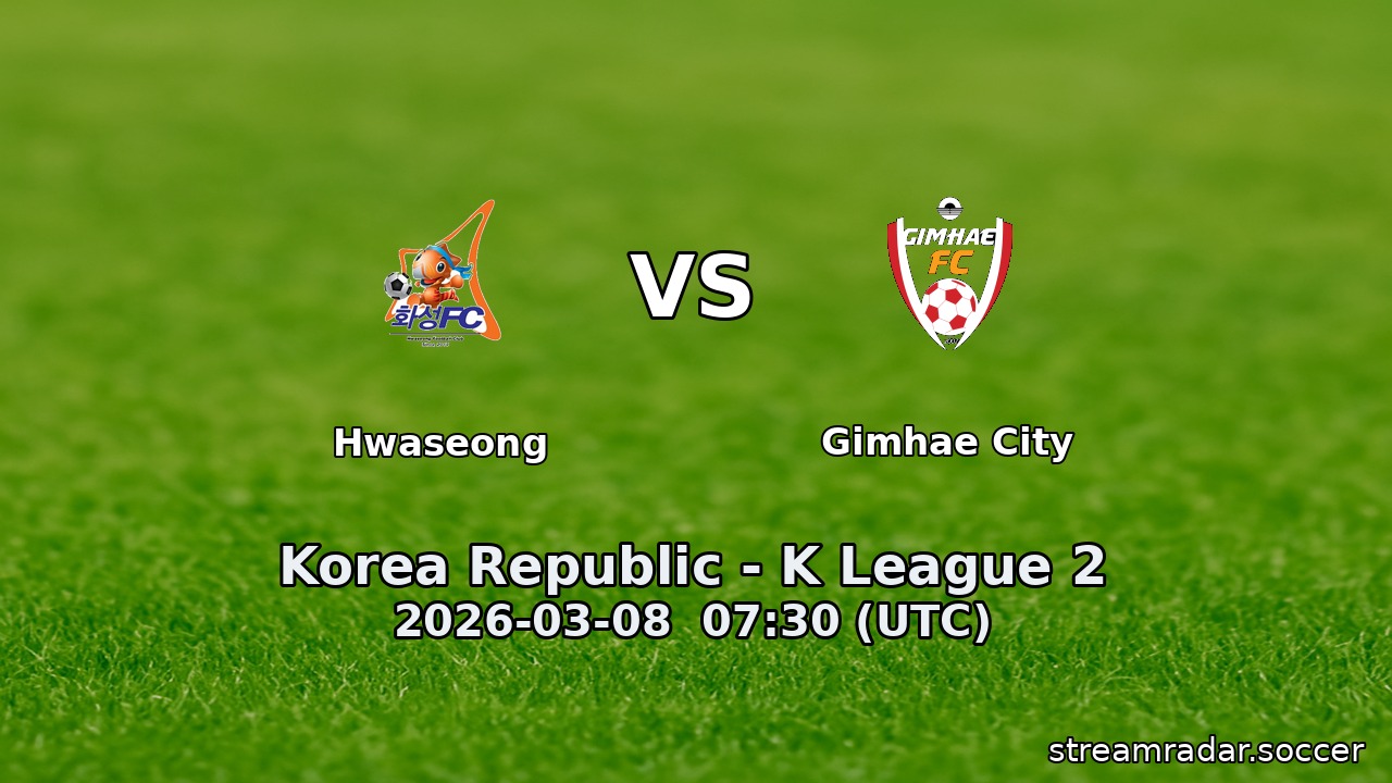 Hwaseong vs Gimhae City