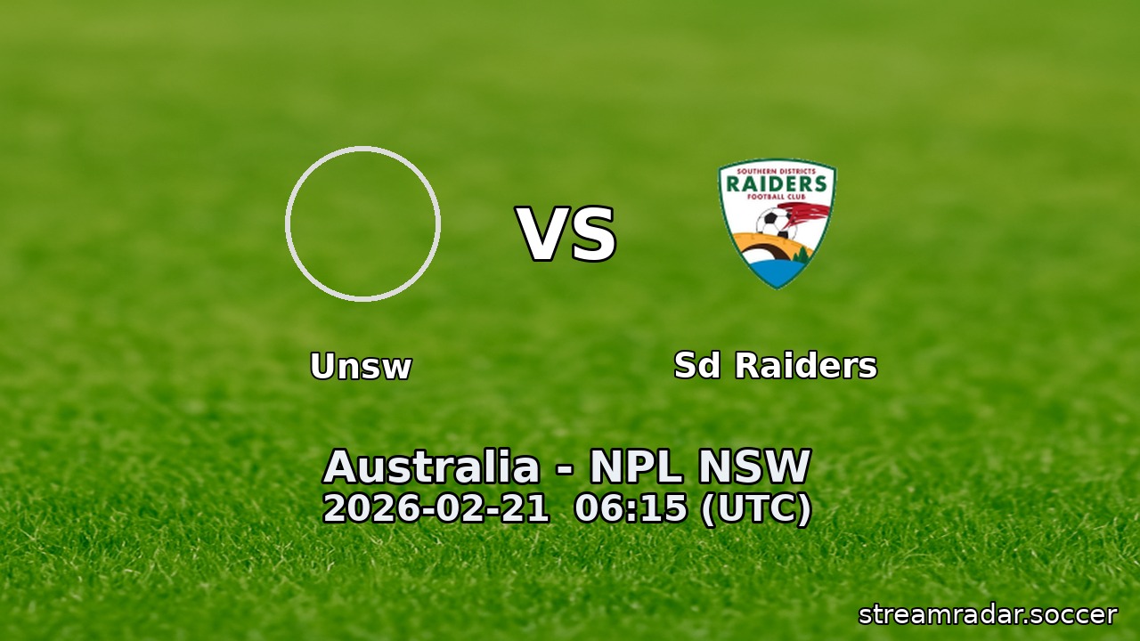 Unsw vs Sd Raiders