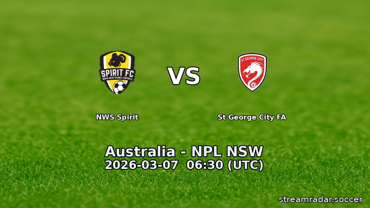 NWS Spirit vs St George City FA