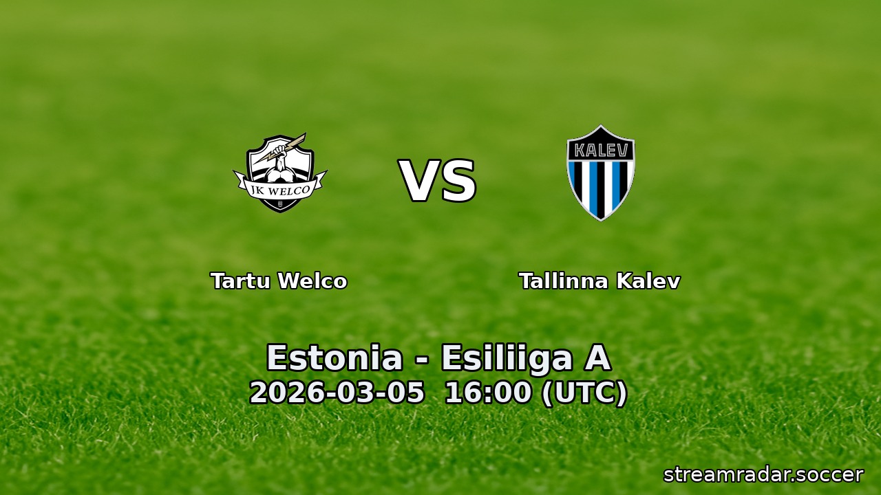 Tartu Welco vs Tallinna Kalev