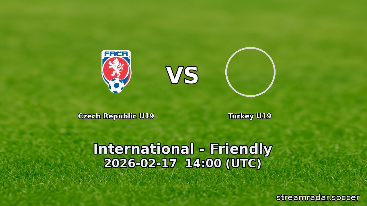 Czech Republic U19 vs Turkey U19