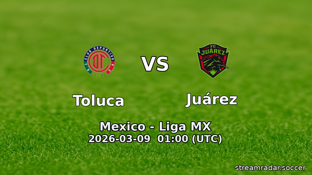 Toluca vs Juárez