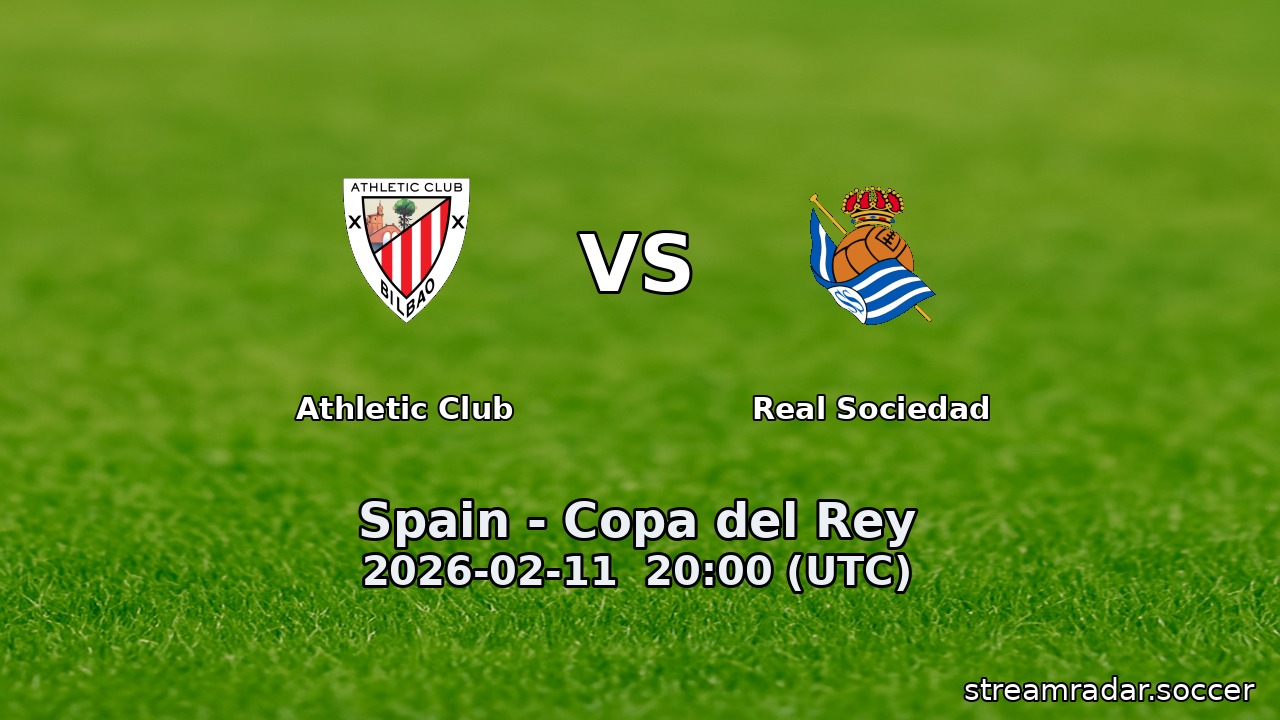 Athletic Club vs Real Sociedad