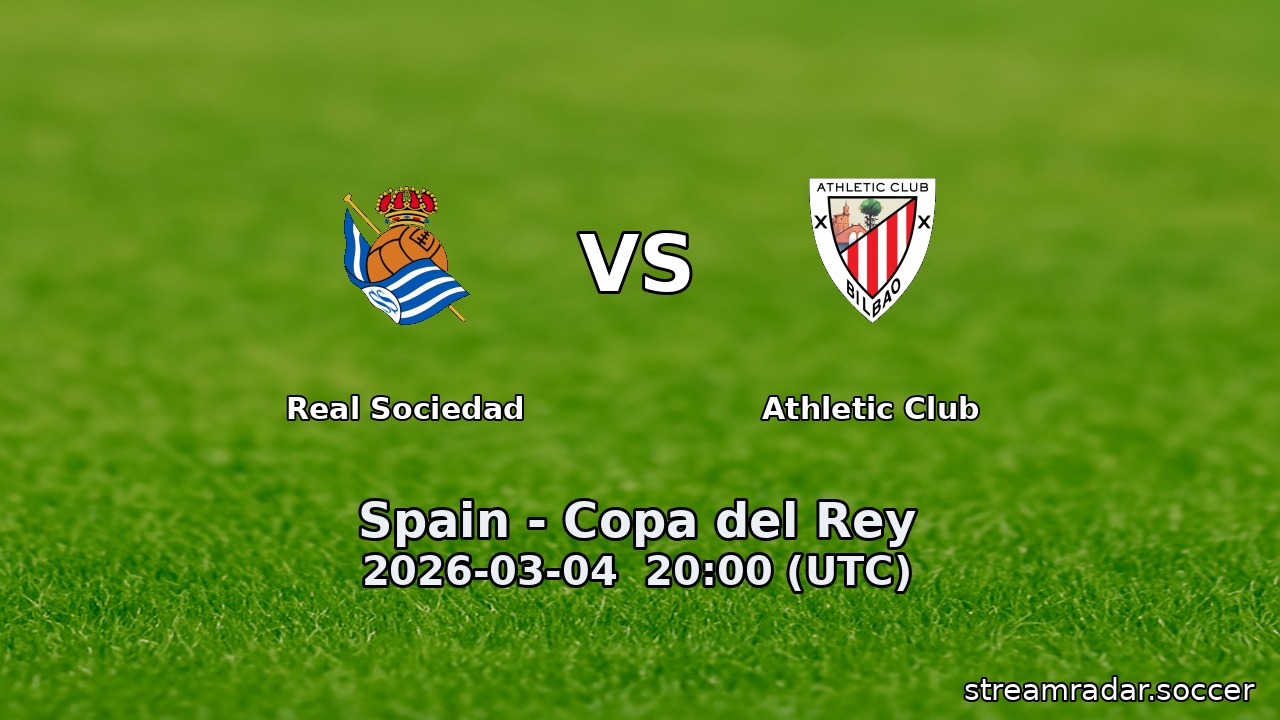 Real Sociedad vs Athletic Club