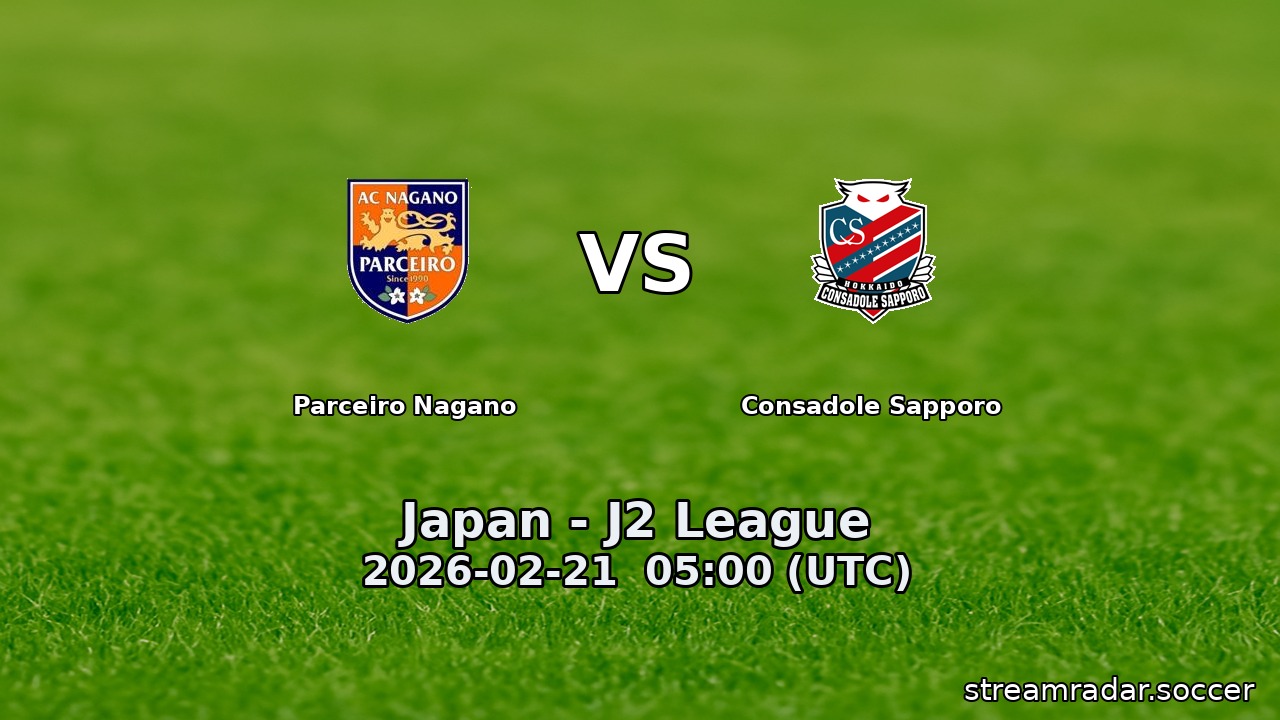 Parceiro Nagano vs Consadole Sapporo