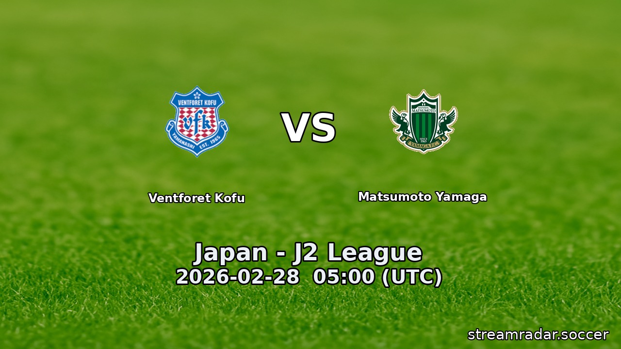 Ventforet Kofu vs Matsumoto Yamaga