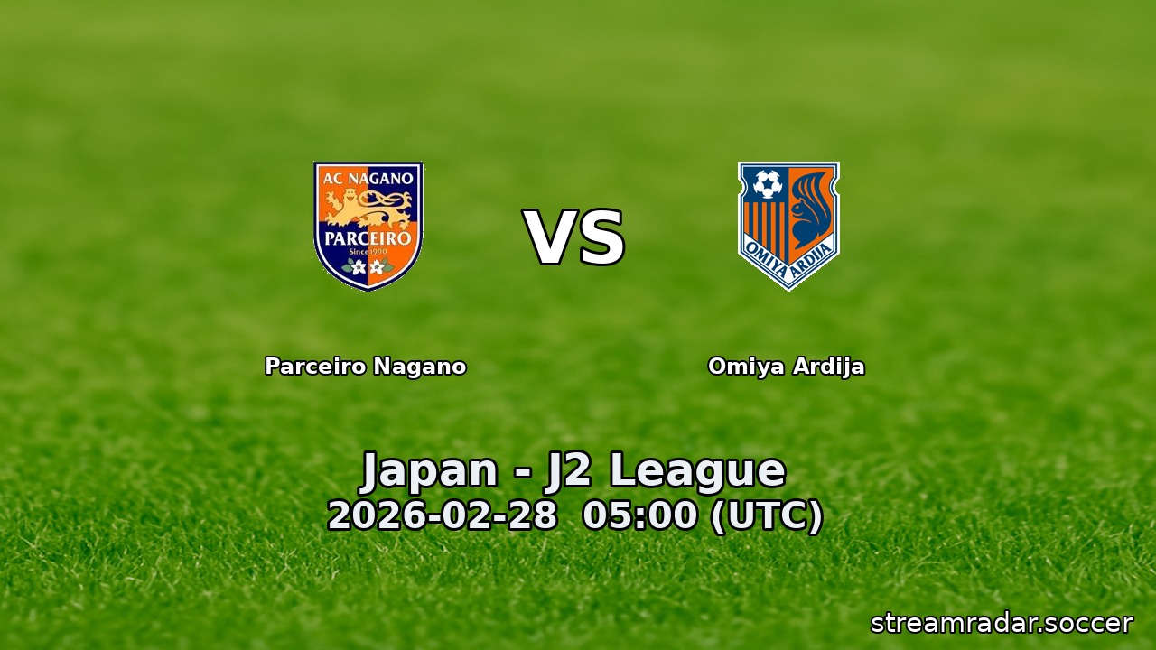 Parceiro Nagano vs Omiya Ardija