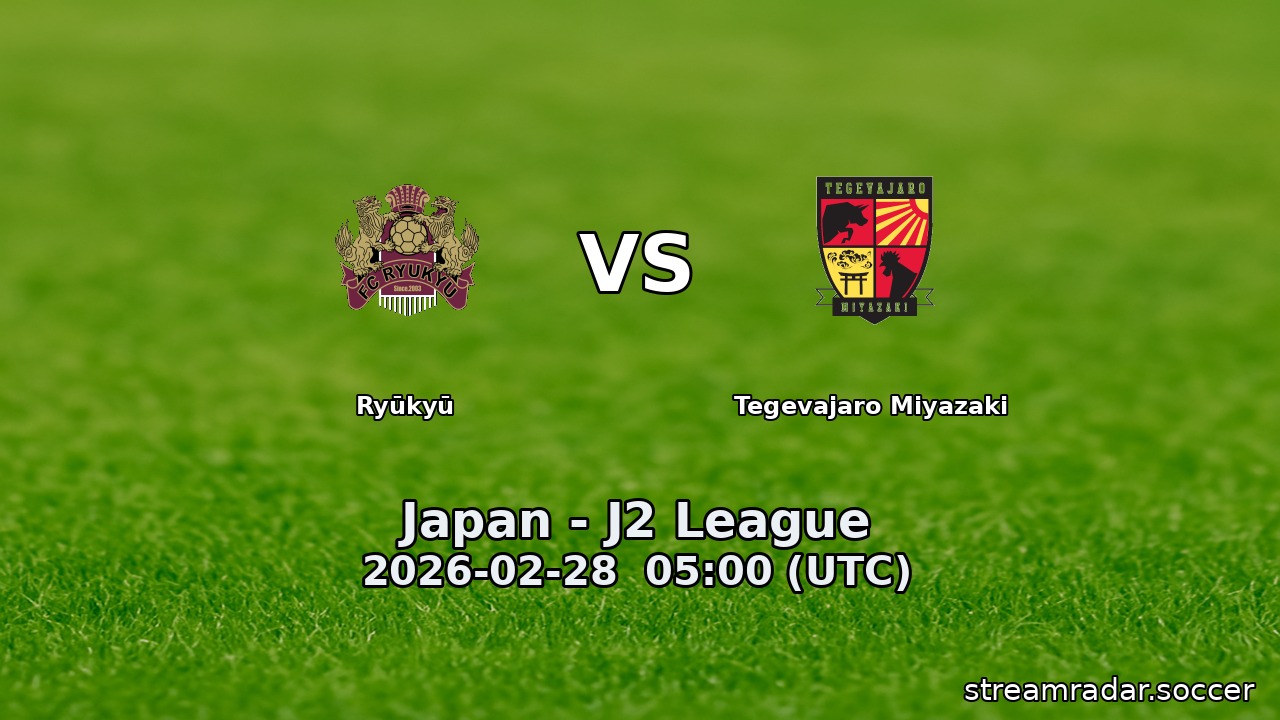 Ryūkyū vs Tegevajaro Miyazaki